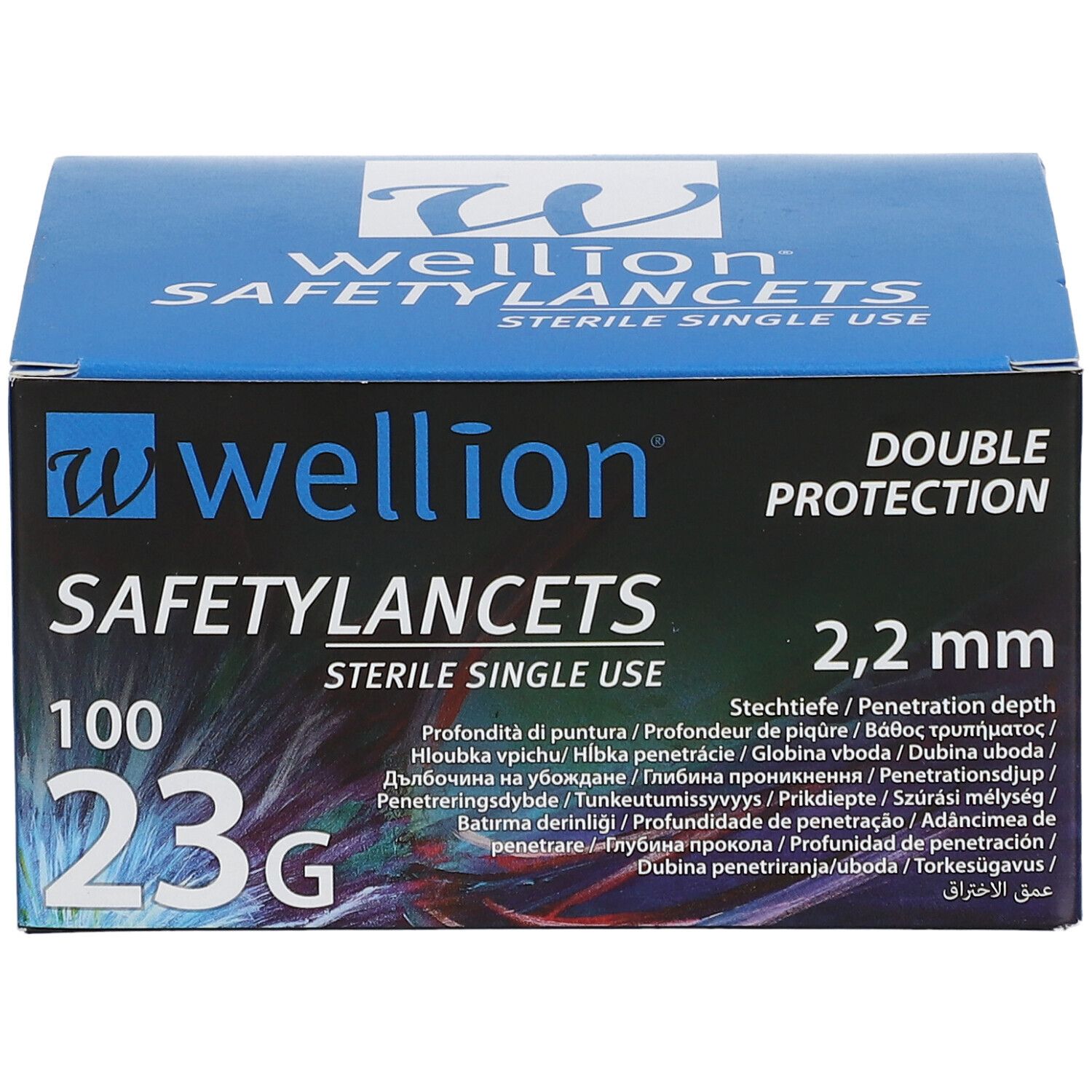 Wellion® Safetylancets steril 2,2 mm 23 G