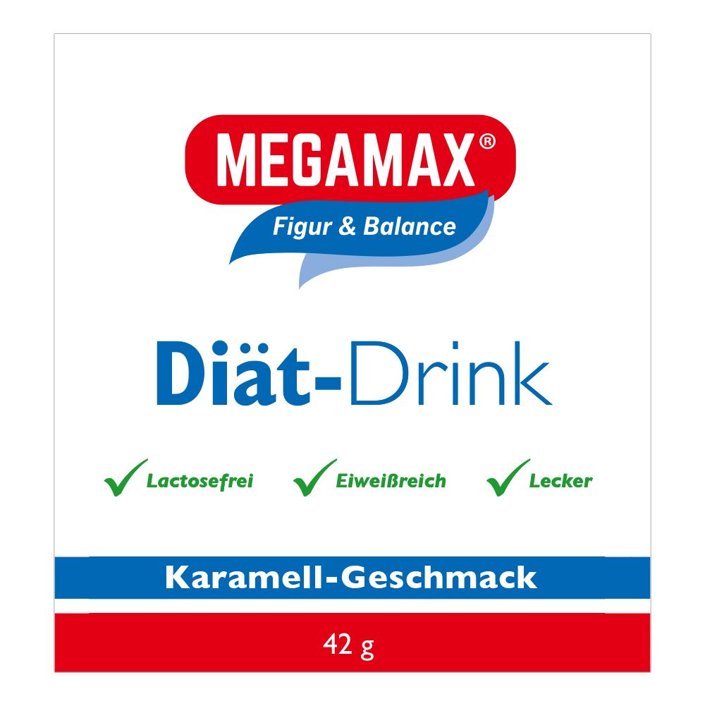 MEGAMAX Diät-Drink Karamell Mahlzeitersatz