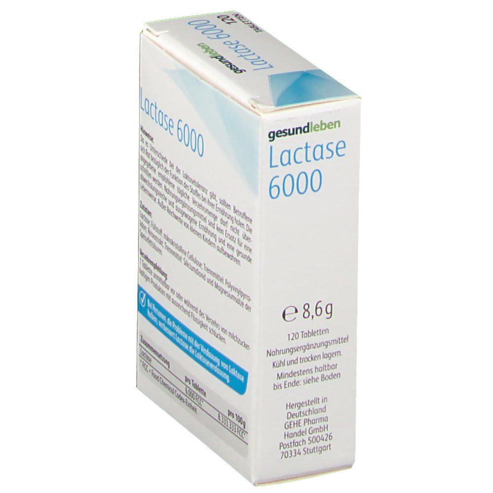gesund leben Lactase 6000 FCC
