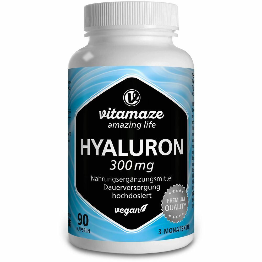 Vitamaze Hyaluronsäure 300 mg hochdosiert vegan