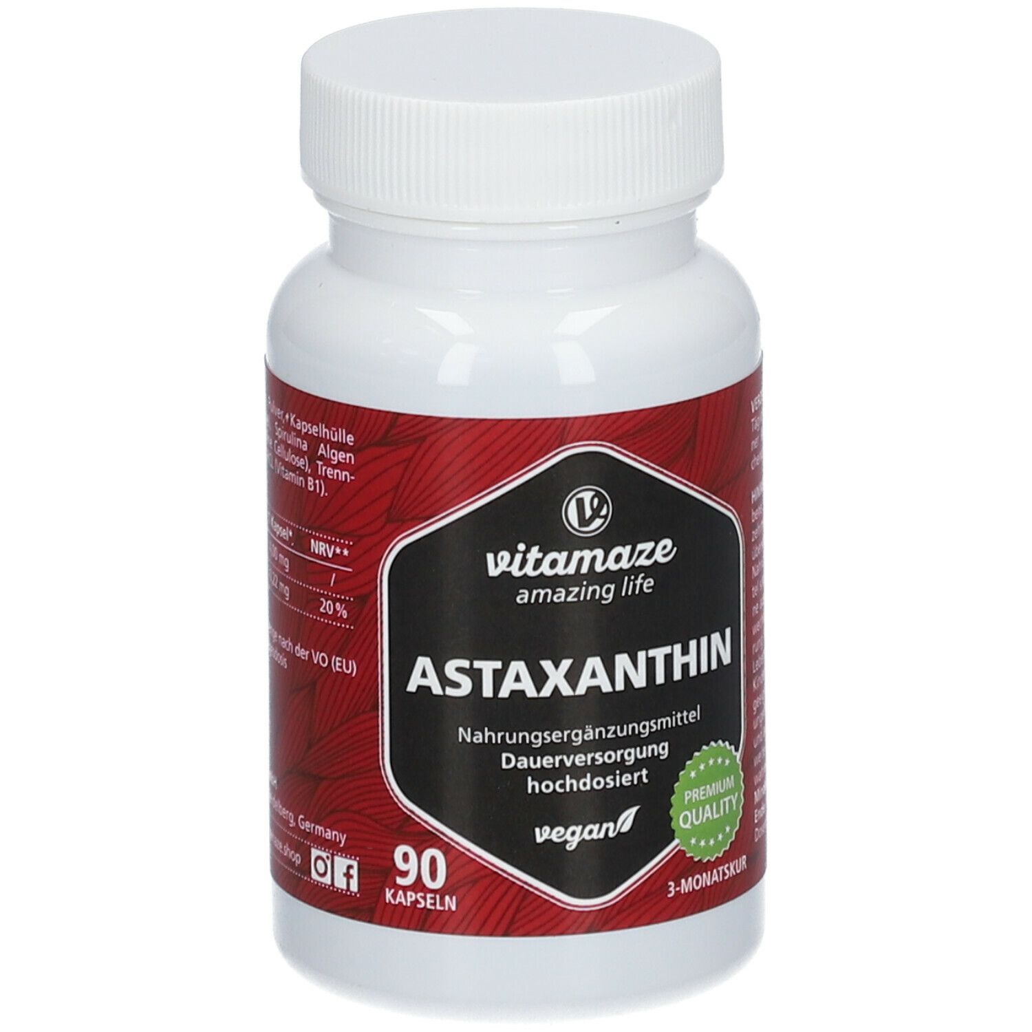 Vitamaze ASTAXANTHIN 4 mg vegan