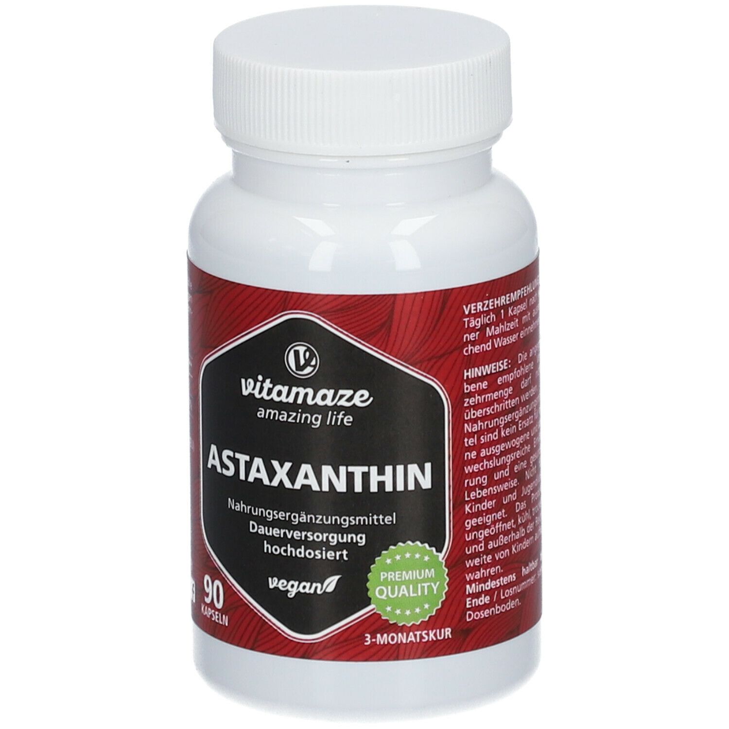 Vitamaze ASTAXANTHIN 4 mg vegan