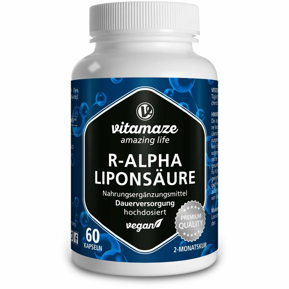 Acide R-Alpha-Lipoïque 200 mg végétalien à forte dose