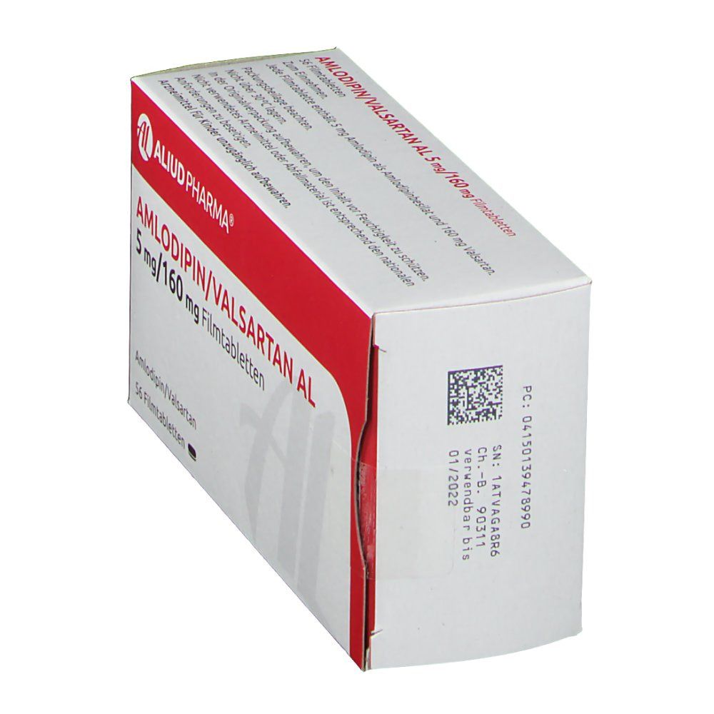 AMLODIPIN/Valsartan AL 10 mg/160 mg Filmtabletten 98 St