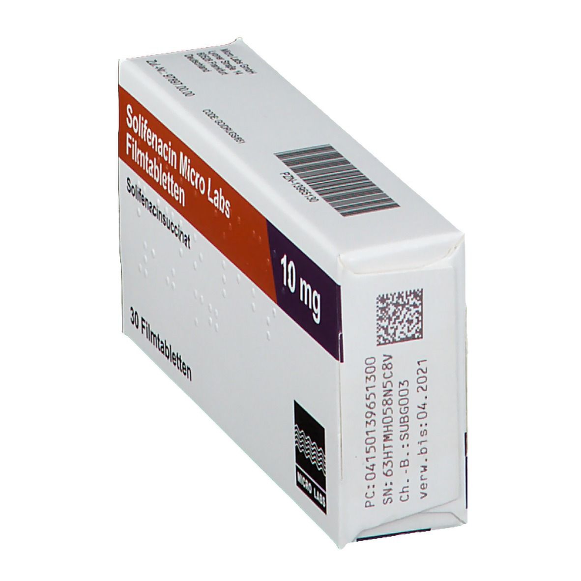 Solifenacin Micro Labs 10 mg 50 St mit dem E-Rezept kaufen