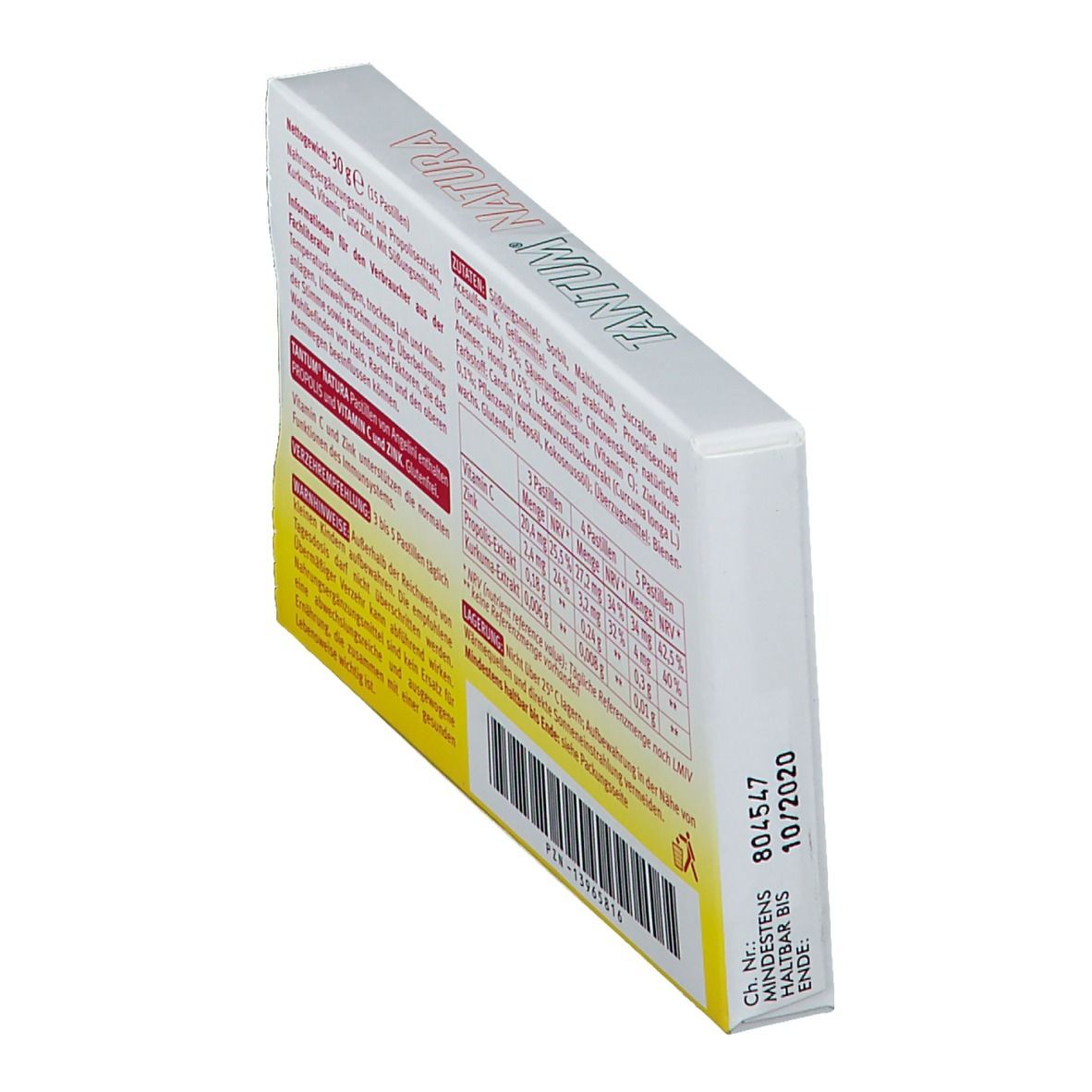 TANTUM® NATURA Propolis mit Zitrone & Honig