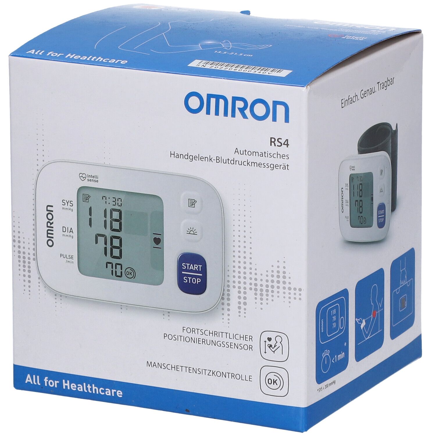 Omron Blutdruckmessgerät Handgelenk RS4 inklusive Gratisservice online  kaufen