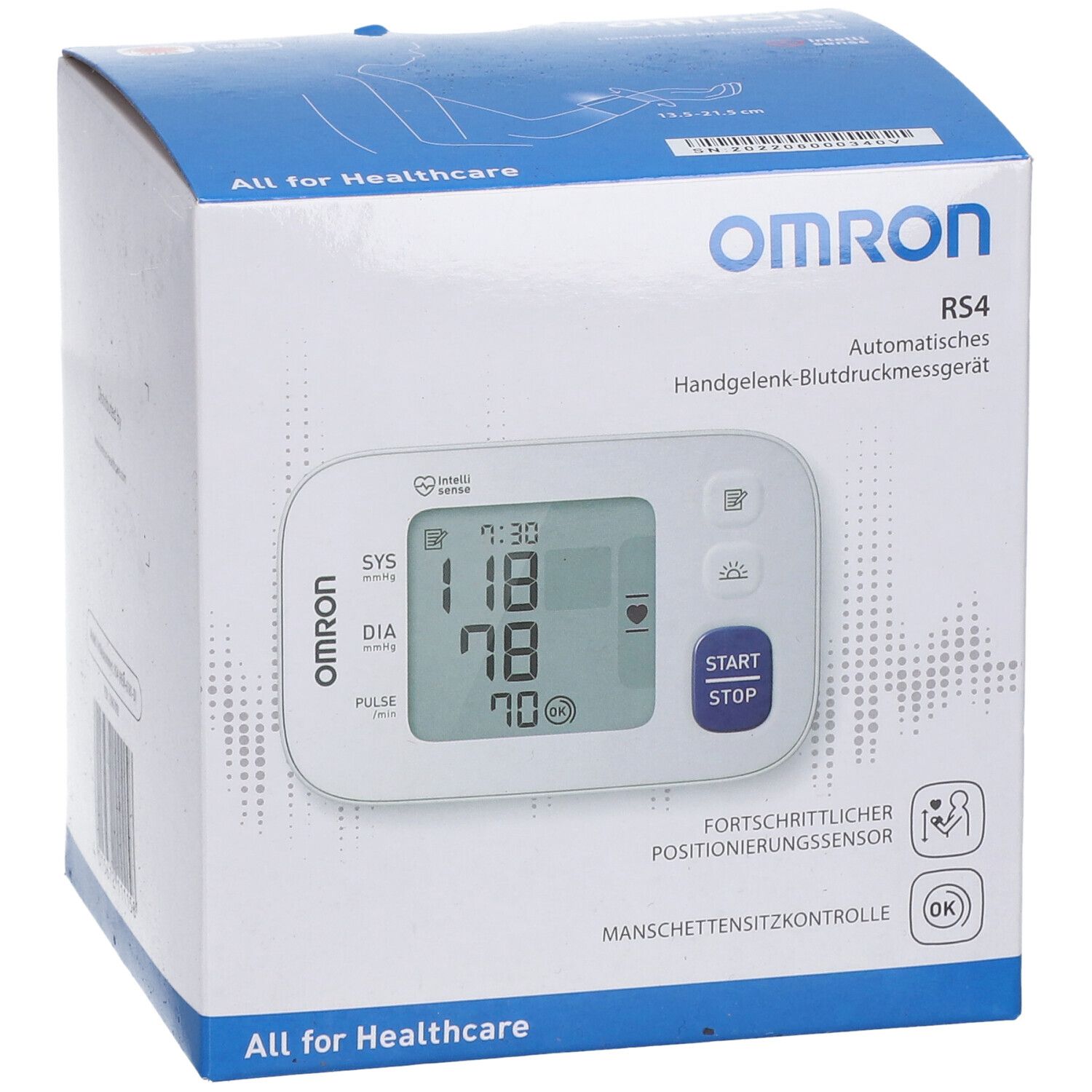 OMRON RS4 Handgelenk-Blutdruckmessgerät 1 St - SHOP APOTHEKE