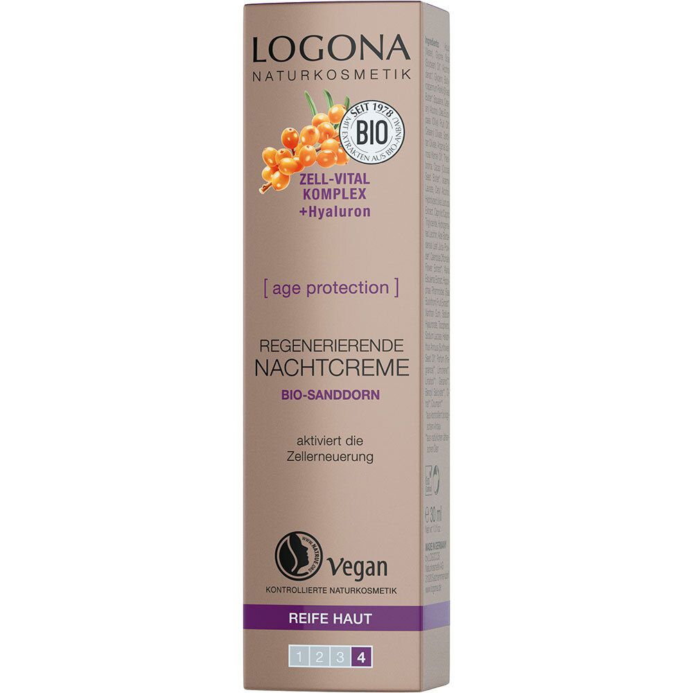 LOGONA Naturkosmetik Age Protection Regenerierende Nachtcreme