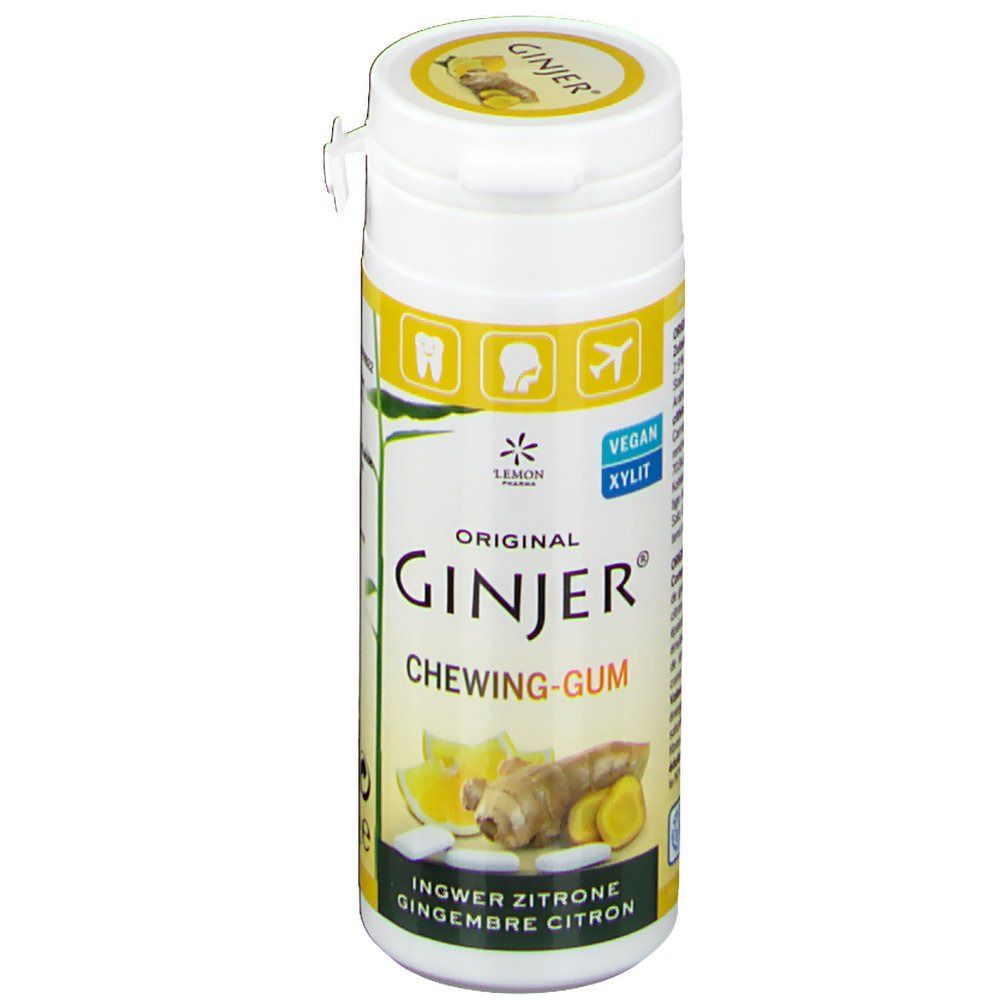 Original GINJER® Kaugummis Ingwer-Zitrone