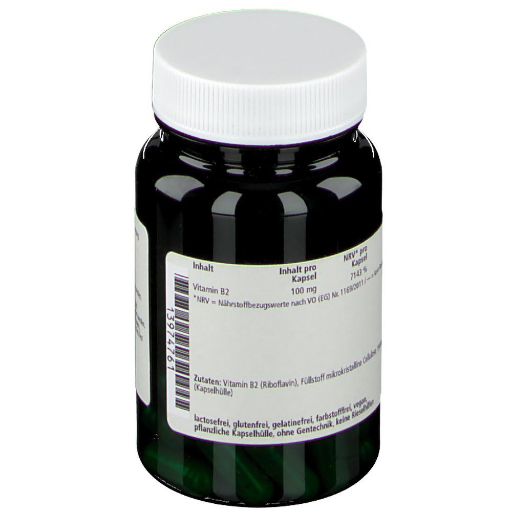 green line NUTRITHEKE Vitamin B2 100 mg