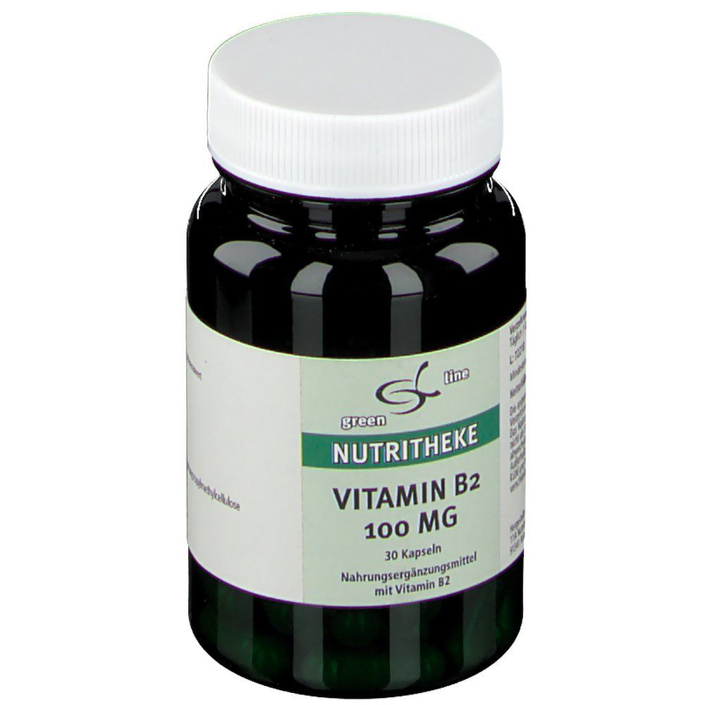 green line NUTRITHEKE Vitamin B2 100 mg