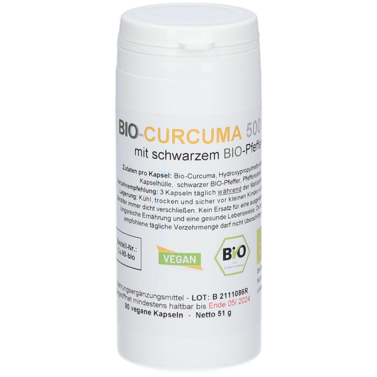 Bio-Curcuma 500 mg