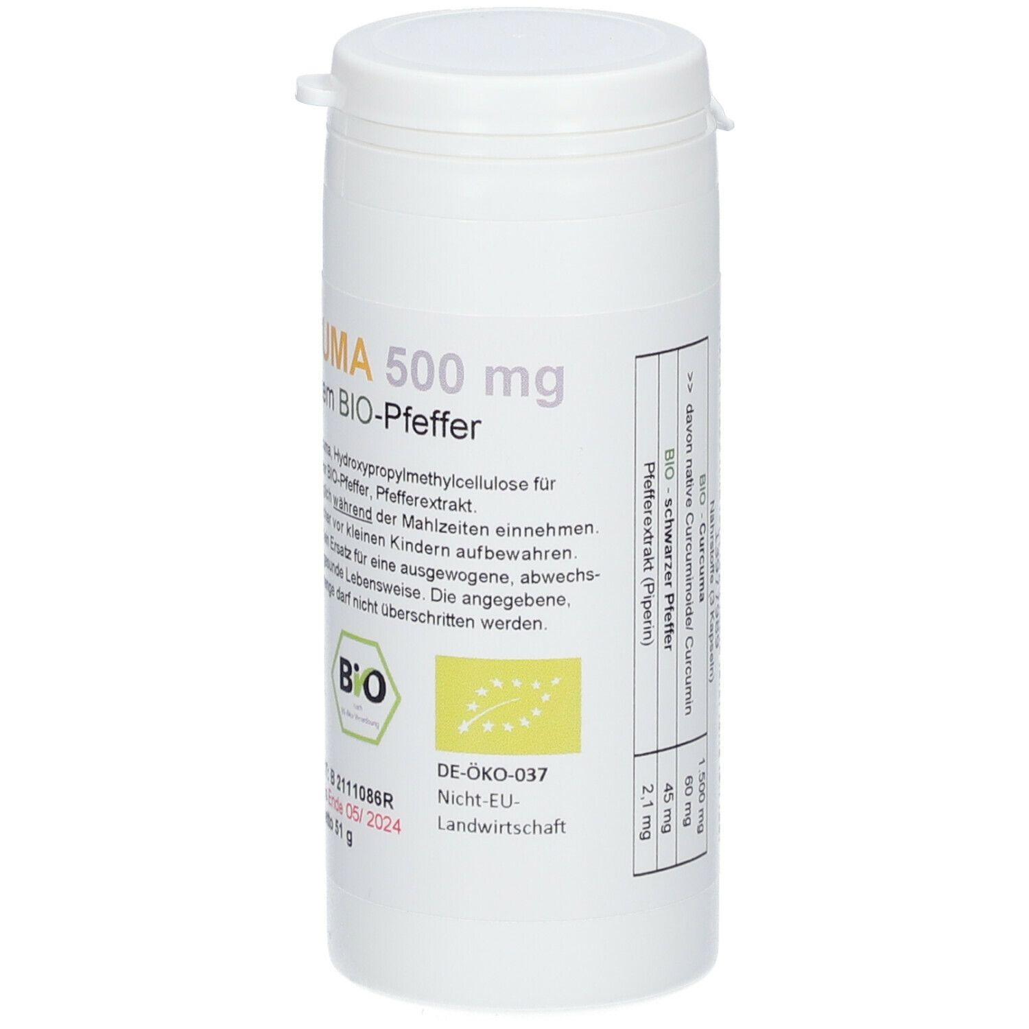 Curcuma BIO 500 mg - Thierry Duhec