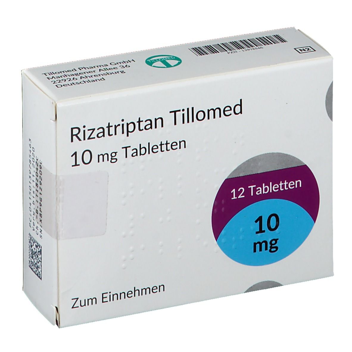 Rizatriptan Tillomed 10 mg