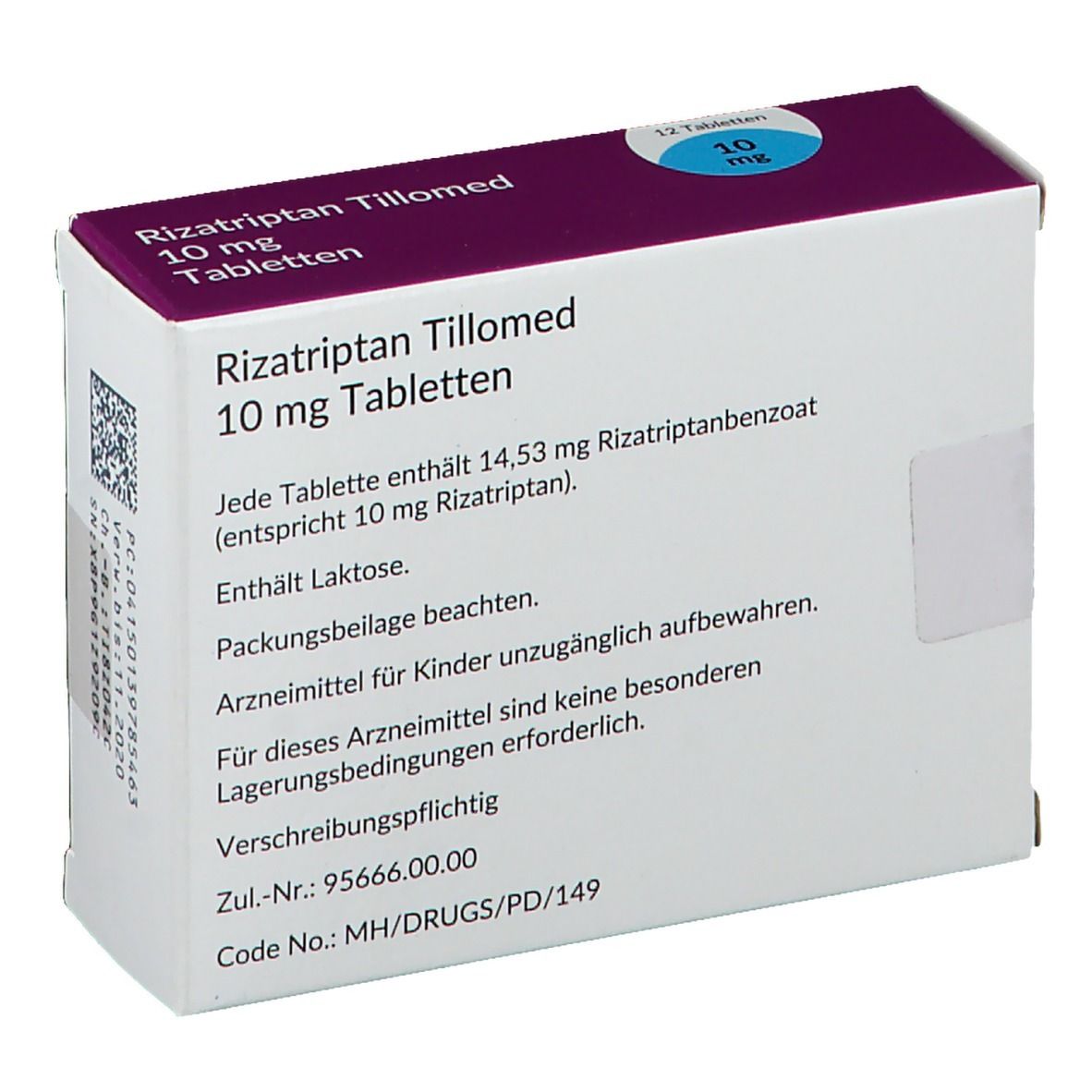 Rizatriptan Tillomed 10 mg