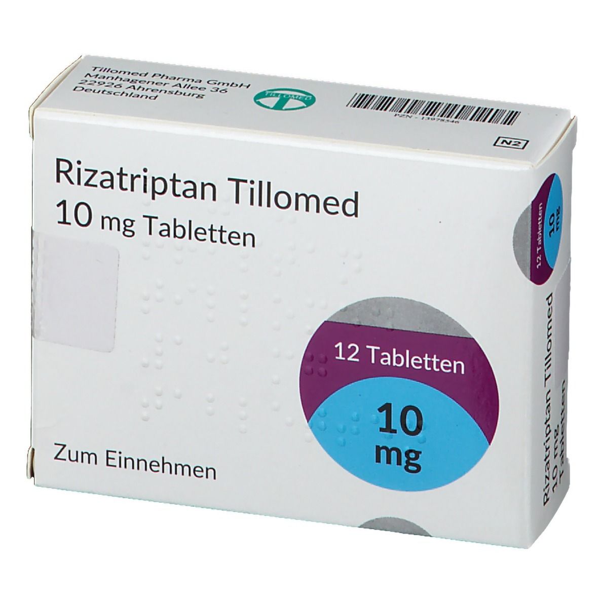 Rizatriptan Tillomed 10 mg