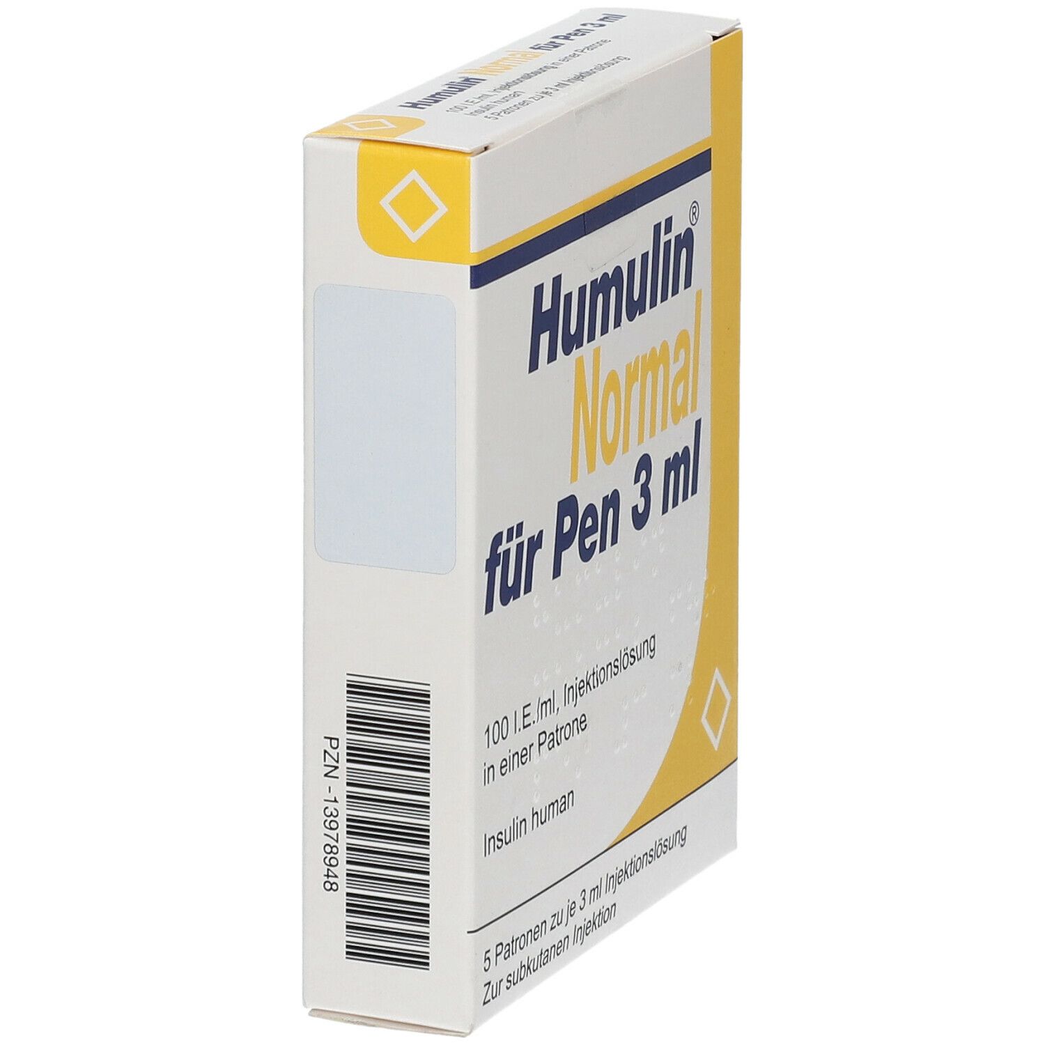 Humulin Normal f.Pen Injektionslösung 5x3 ml