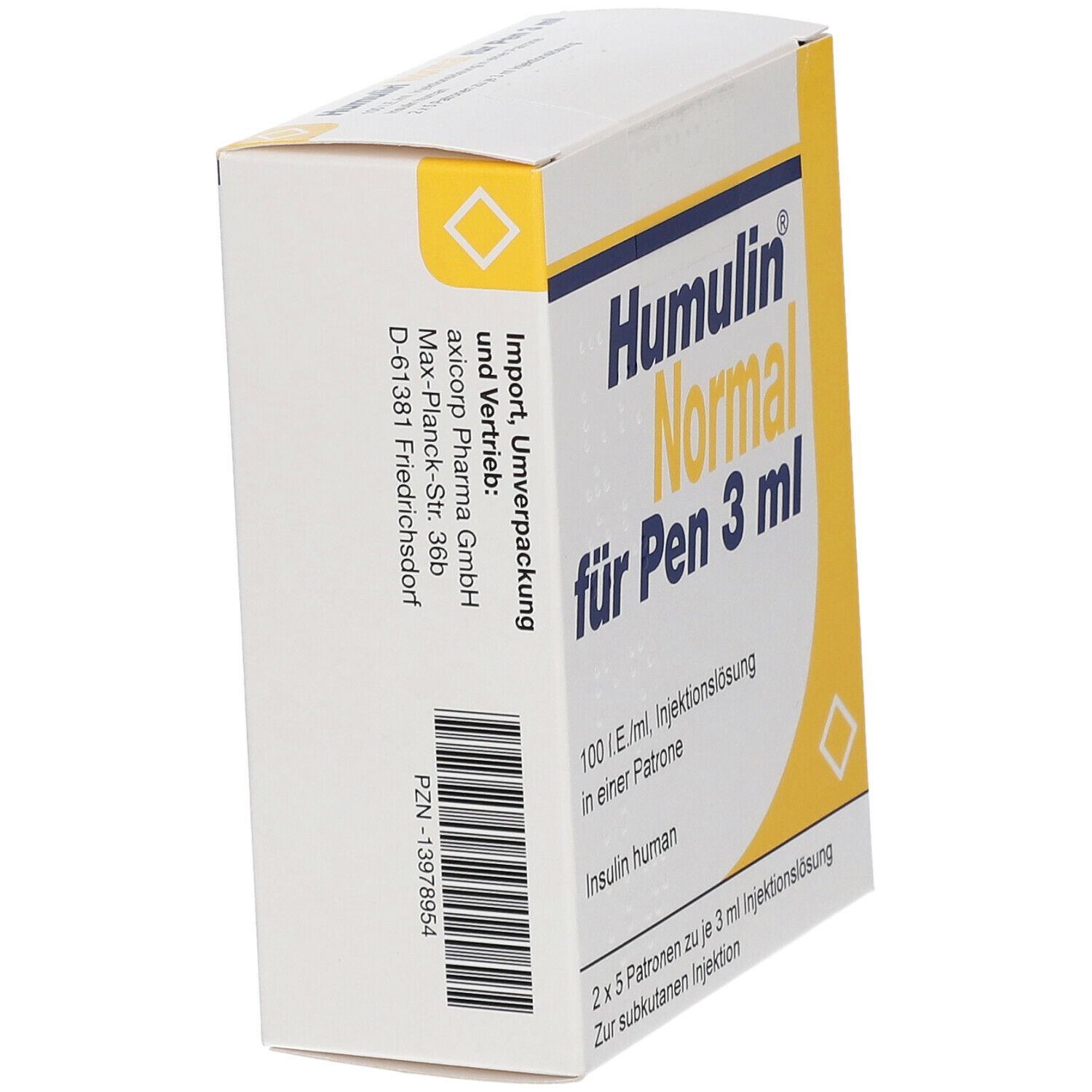 Humulin Normal f.Pen Injektionslösung 10x3 ml