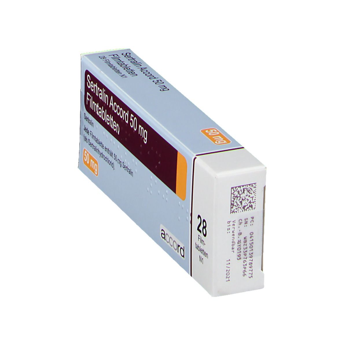 Sertralin Accord 50 mg Filmtabletten 28 St