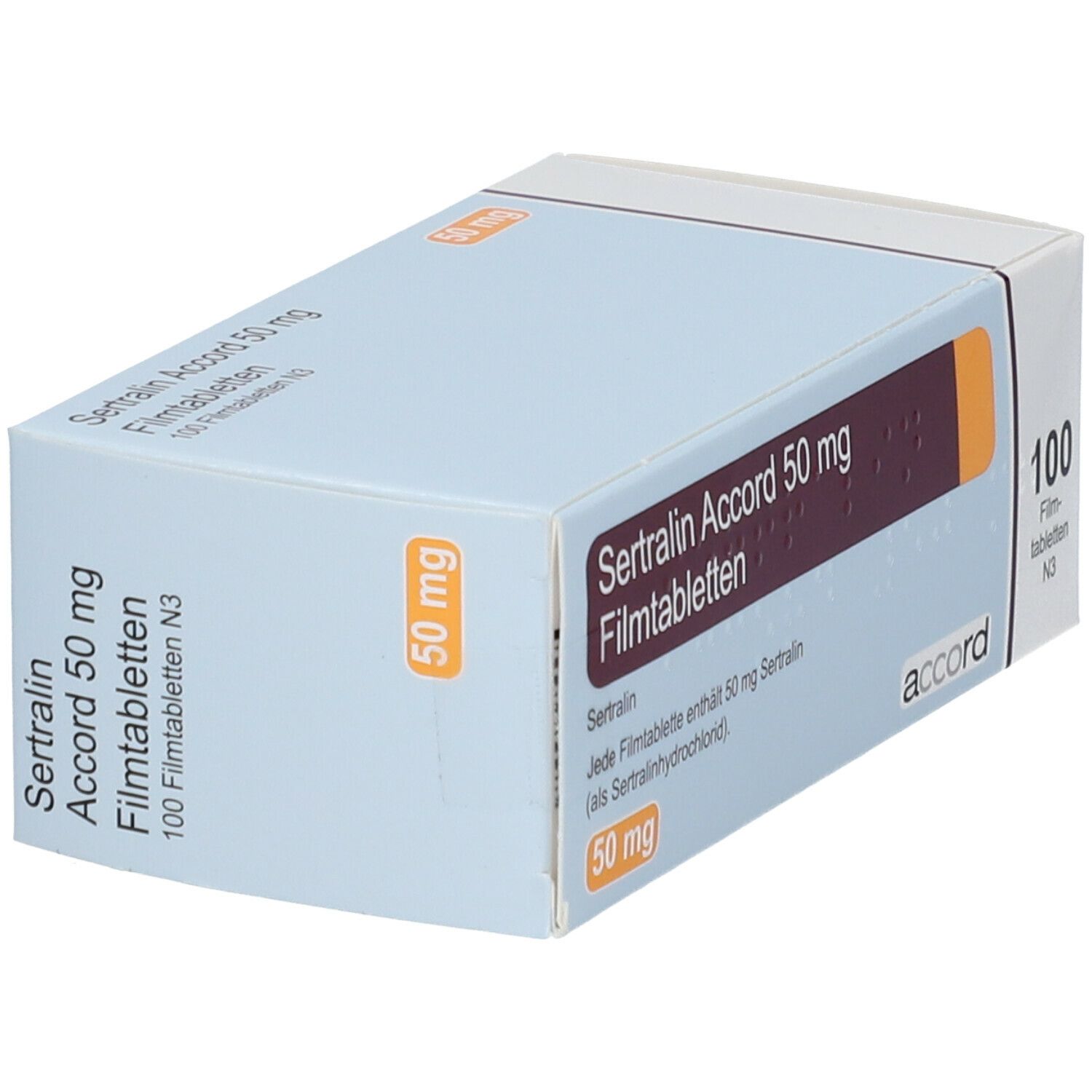 Sertralin Accord 50 mg Filmtabletten 100 St