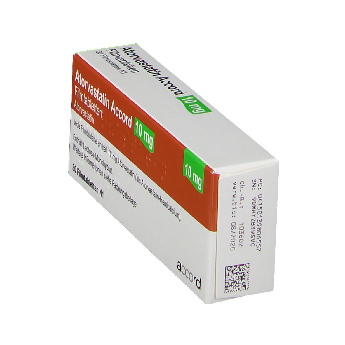 Atorvastatin Accord 10 mg