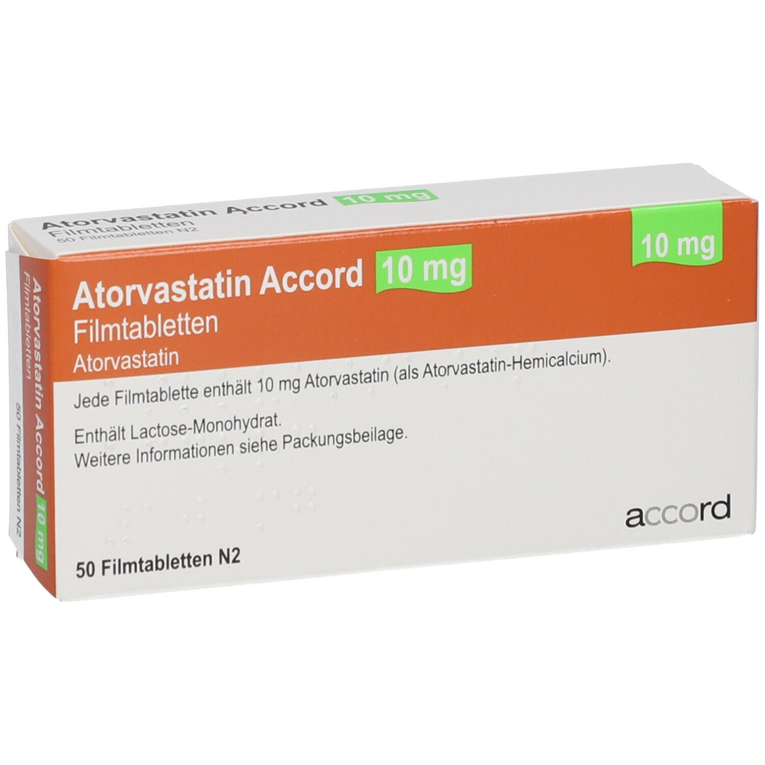 Atorvastatin Accord 10 mg