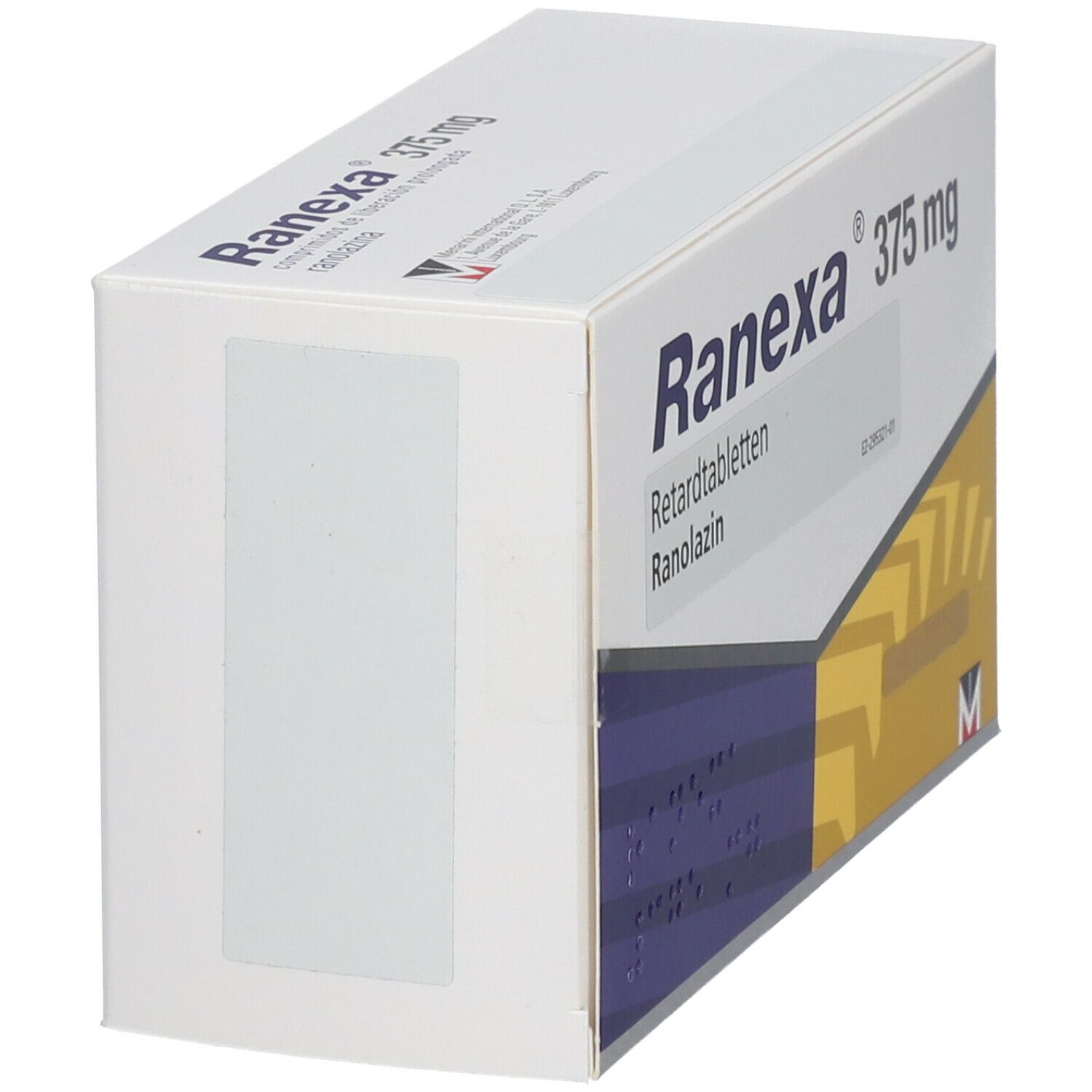 Ranexa 375 mg Retardtabletten 100 St Retard-Tabletten