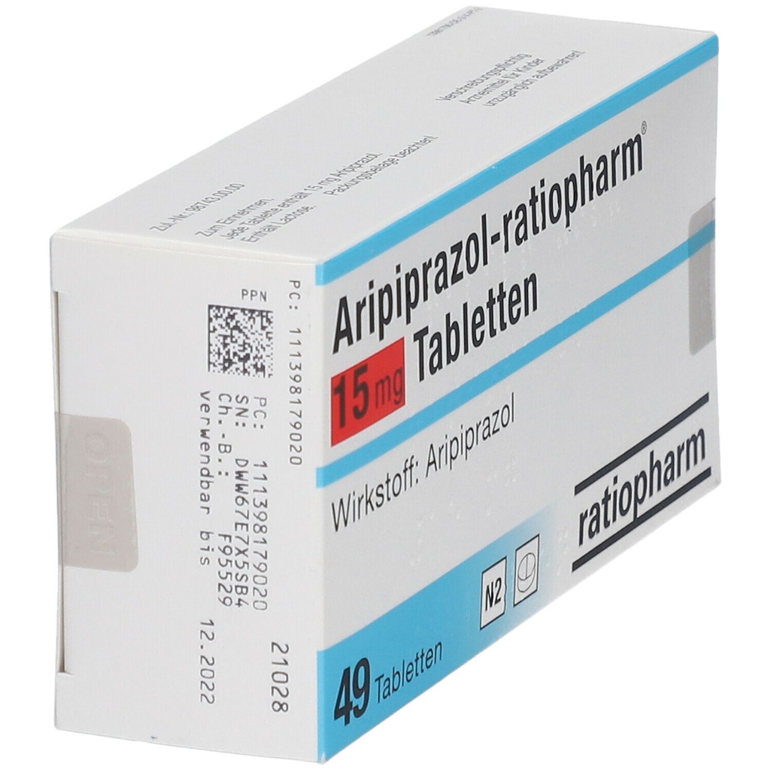 Aripiprazol-Ratiopharm 15 mg