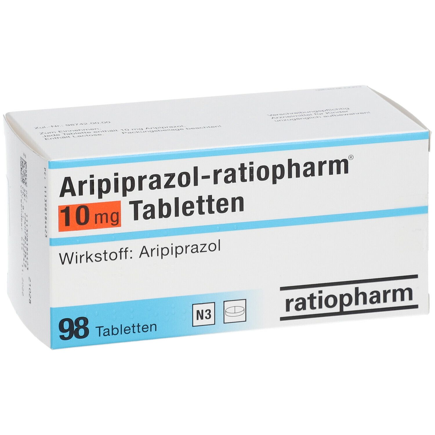 Aripiprazol-Ratiopharm 10 mg