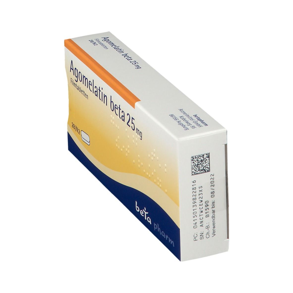 Agomelatin Zentiva 25 mg Filmtabletten 28 St