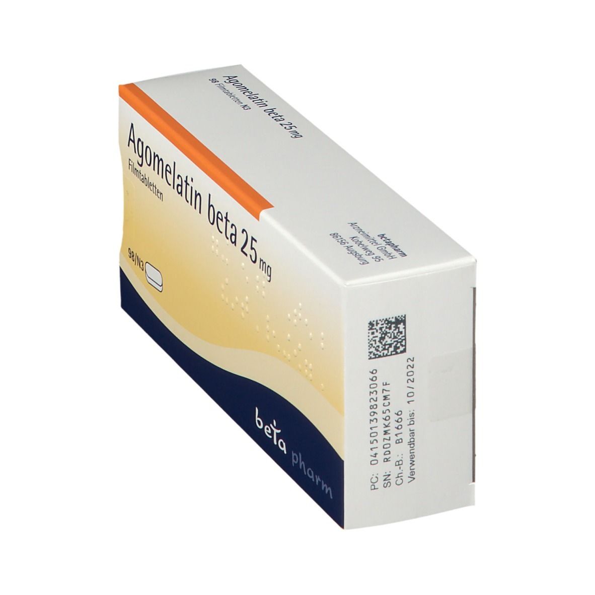 Agomelatin beta 25 mg Filmtabletten 98 St