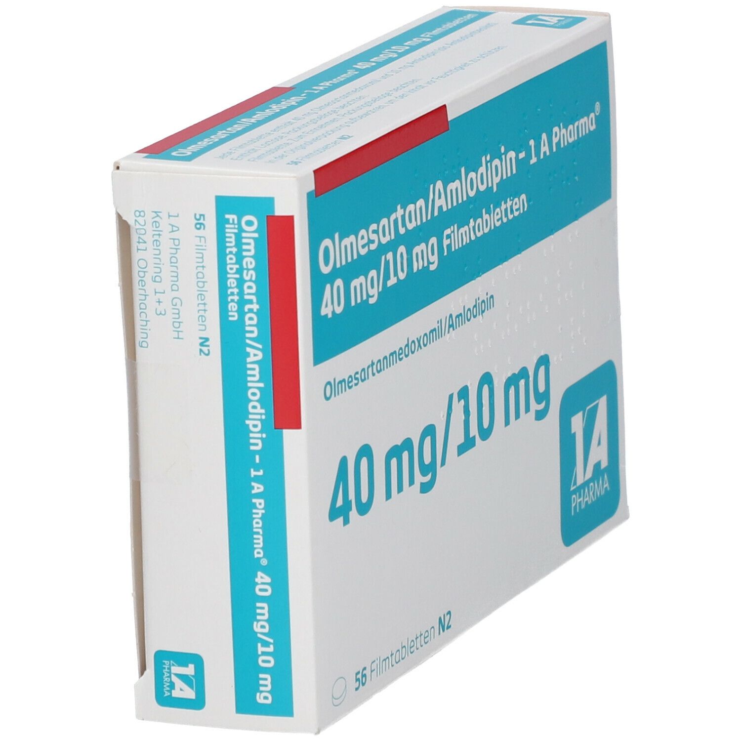 OLMESARTAN/Amlodipin 1A Pharma 40 mg/10 mg FTA 56 St Filmtabletten