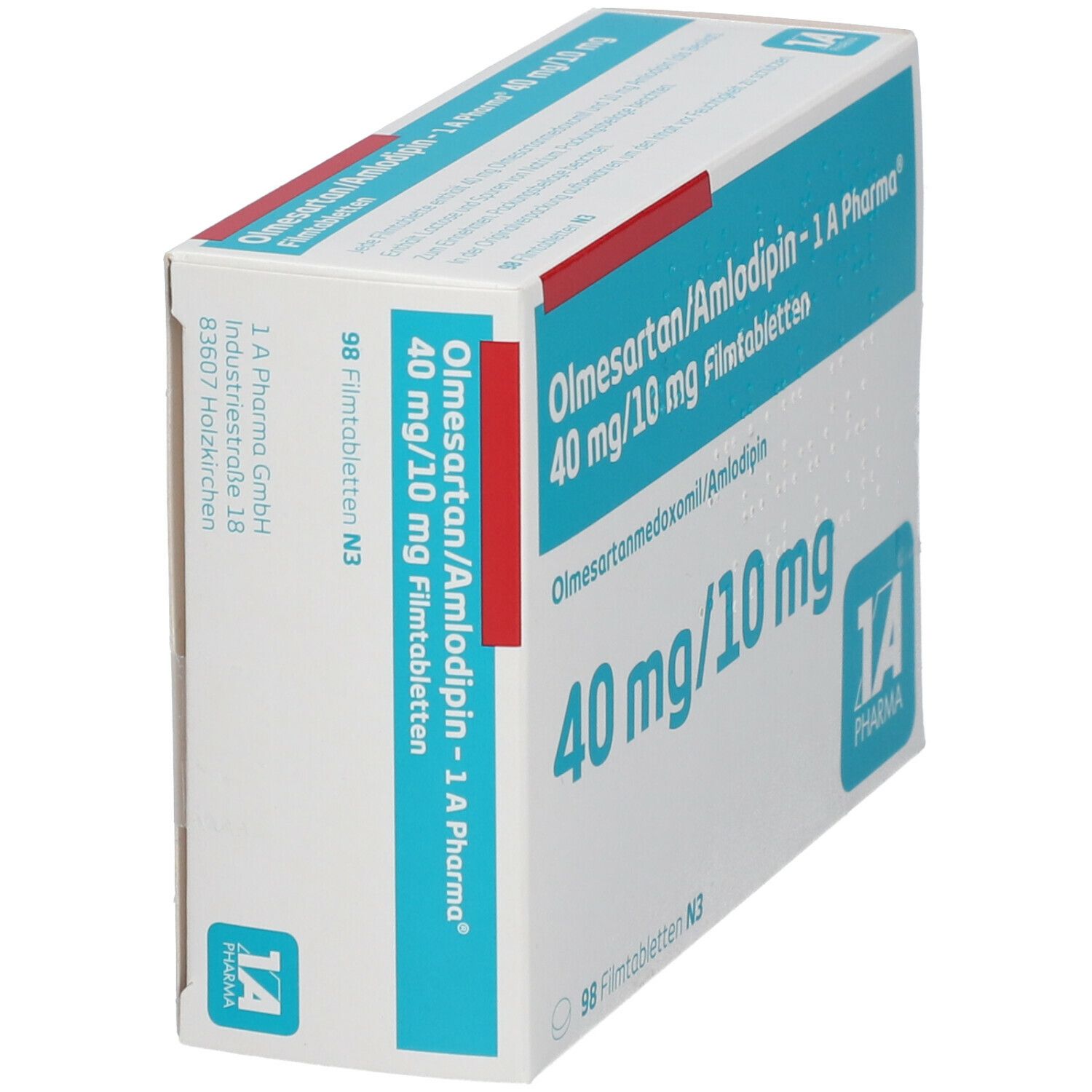 OLMESARTAN/Amlodipin 1A Pharma 40 mg/10 mg FTA 28 St Filmtabletten