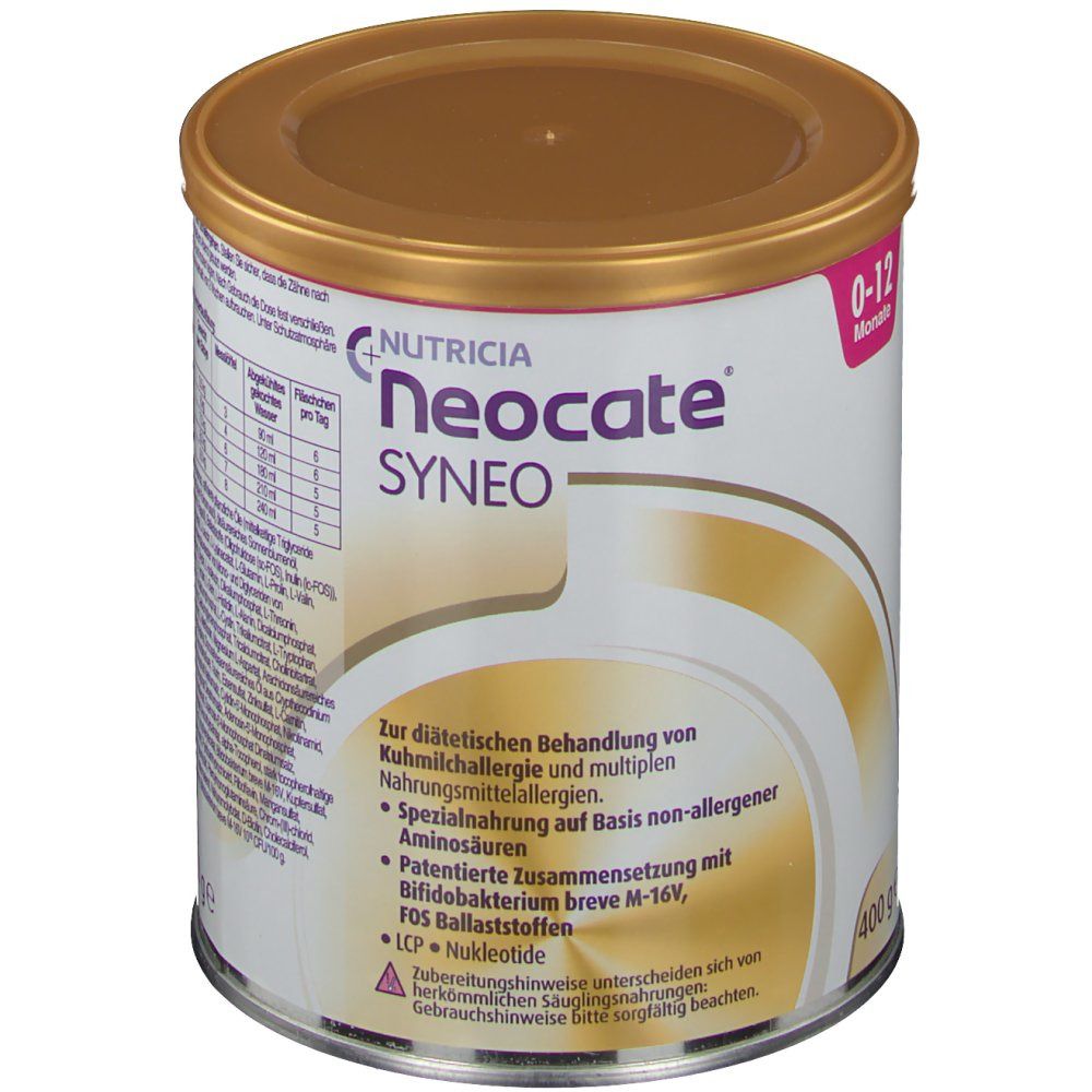 Neocate® SYNEO Spezialnahrung bei Kuhmilcheiweißallergie