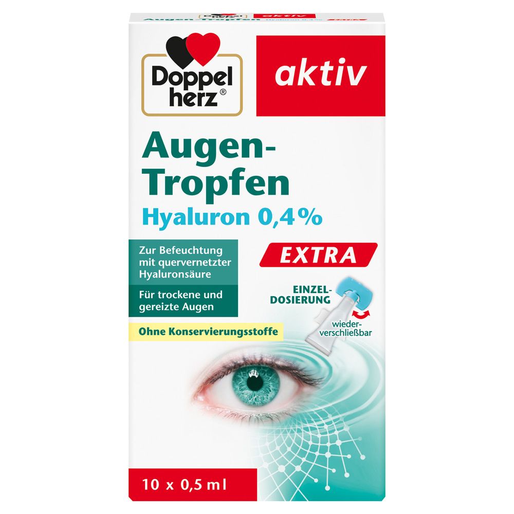Augentropfen Hyaluron 0,4 % Extra 10X0,5 ml Tropfen