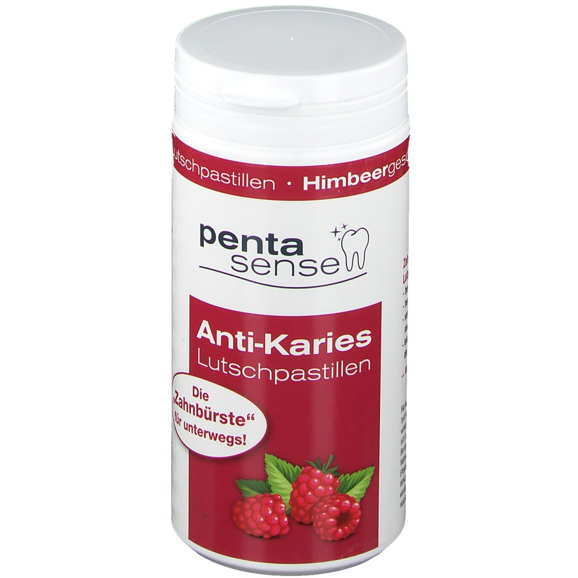 Anti-Karies Lutschpastillen Himbeere 135X2 g Pastillen