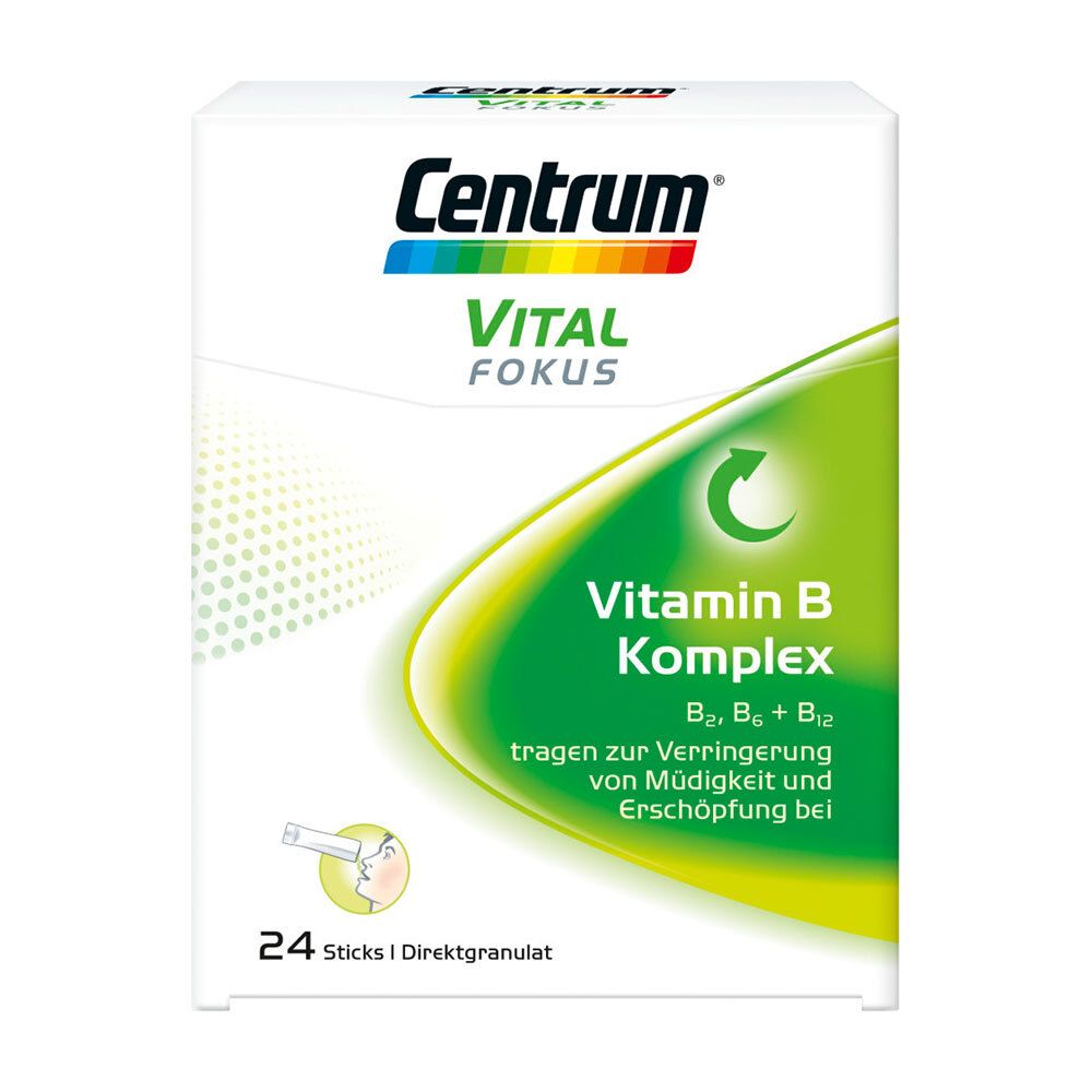 Centrum Vital Fokus Vitamin B-Komplex 24x2,8 g Granulat