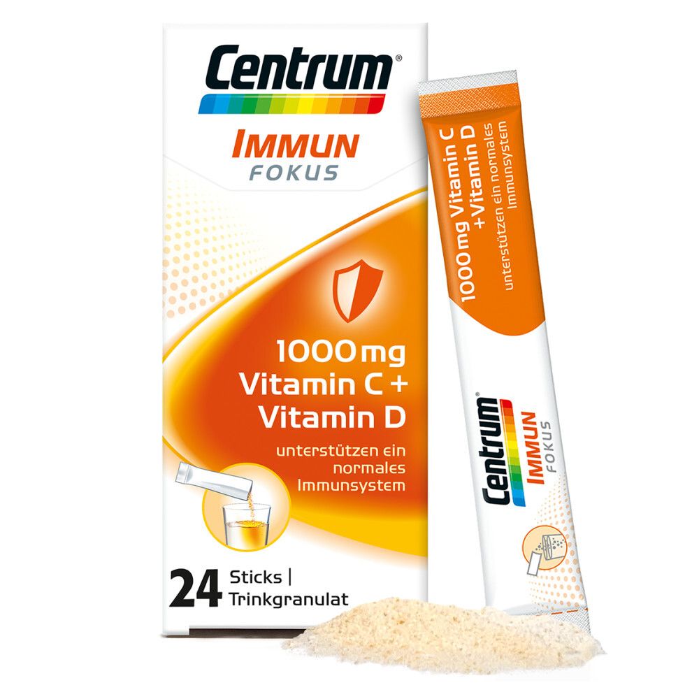 Centrum Immun Fokus 1.000 mg Vitamin C + D 24 St Trinkgranulat