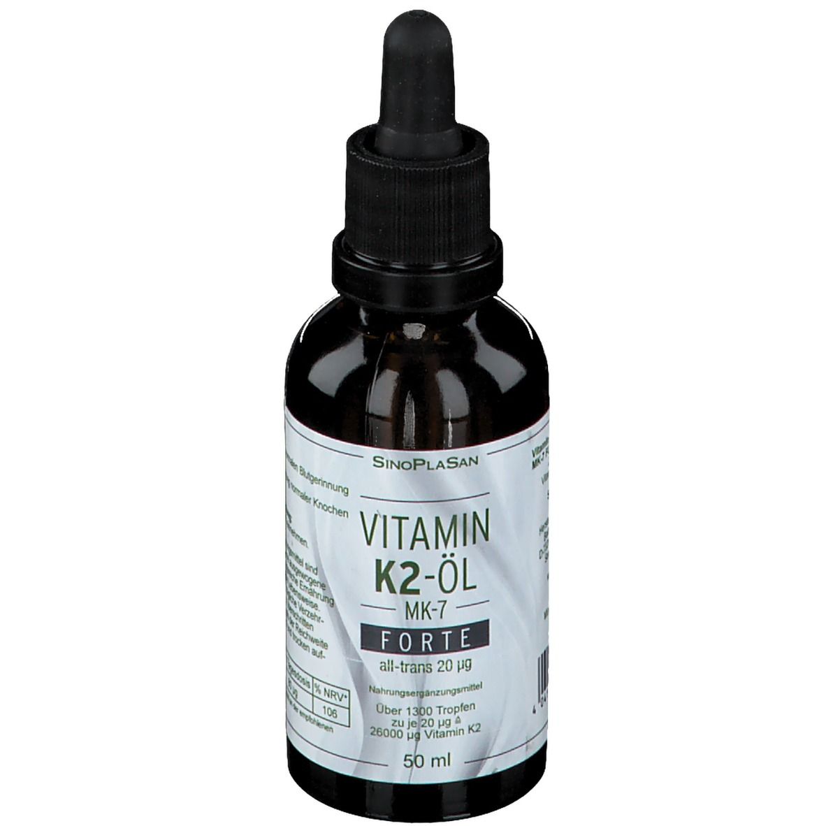 Vitamin K2-Öl MK-Forte all-trans 20 µg 50 ml Öl