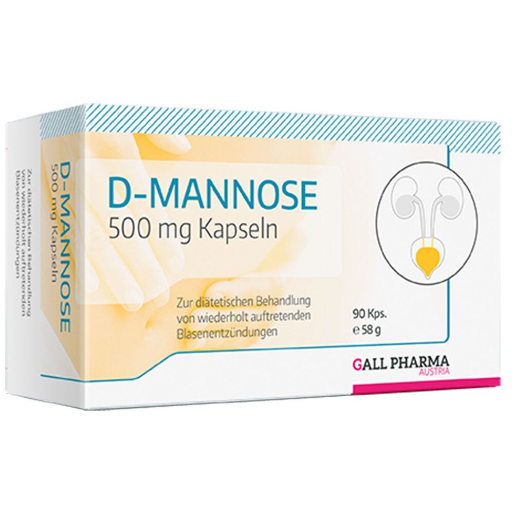 D-Mannose 500 mg GPH 90 St Kapseln