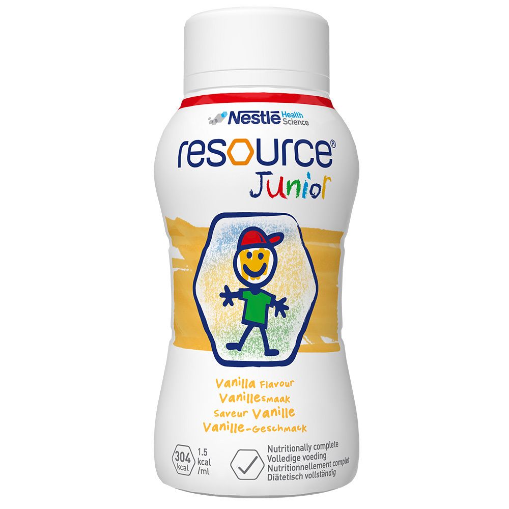 Resource® Junior Vanille 6X4X200 ml Flüssigkeit