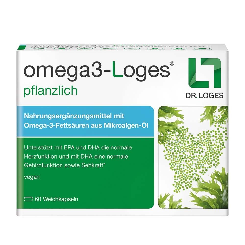 omega3-Loges® pflanzlich 60 St Kapseln