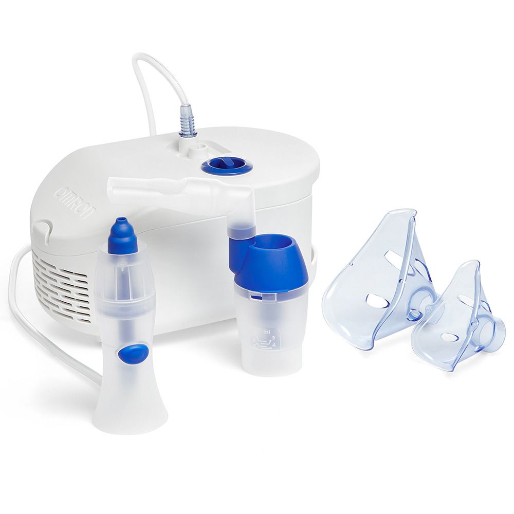 Omrom Compact Plus 2-in-1 Inhalationsgerät mit Nasendusche