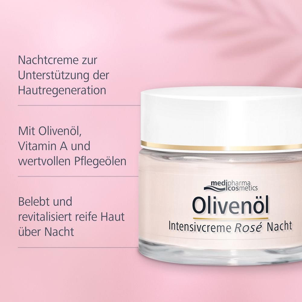 medipharma cosmetics Olivenöl Intensivcreme Rosé Nachtcreme