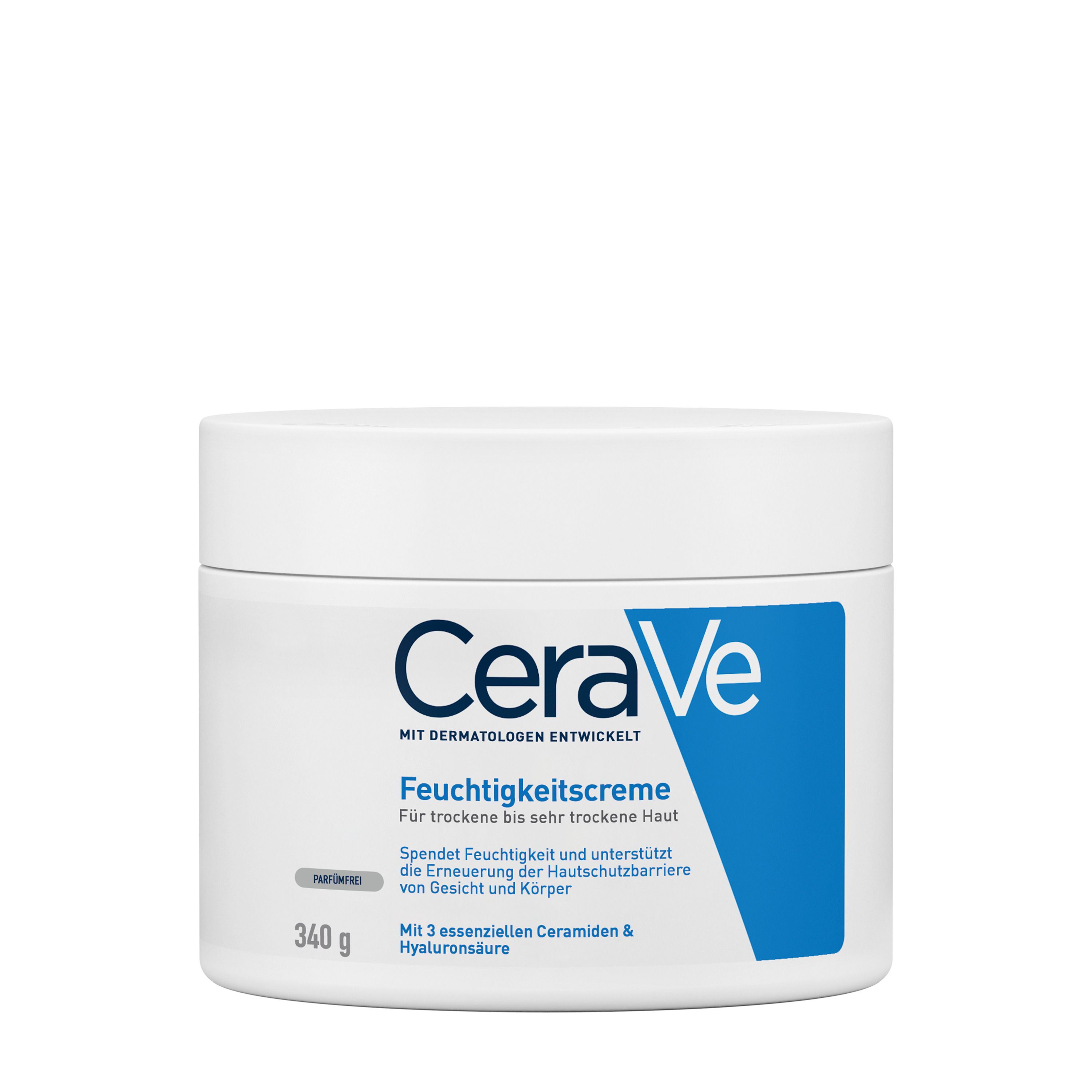 CeraVe Feuchtigkeitscreme: feuchtigkeitsspendende Körpercreme für trockene bis sehr trockene Haut