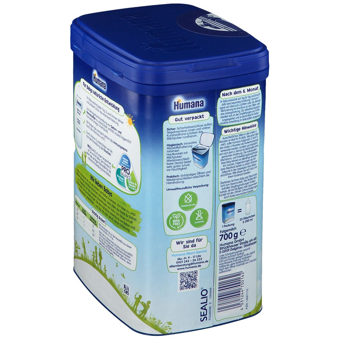 Humana Folgemilch 2