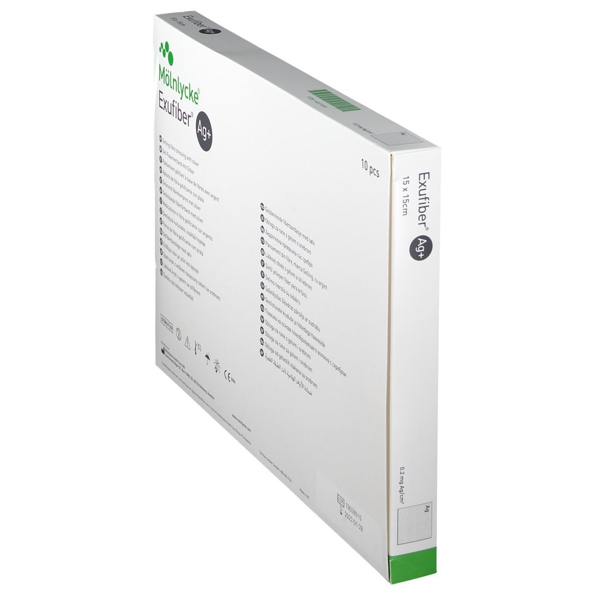 Exufiber Ag+ 15 x 15 cm