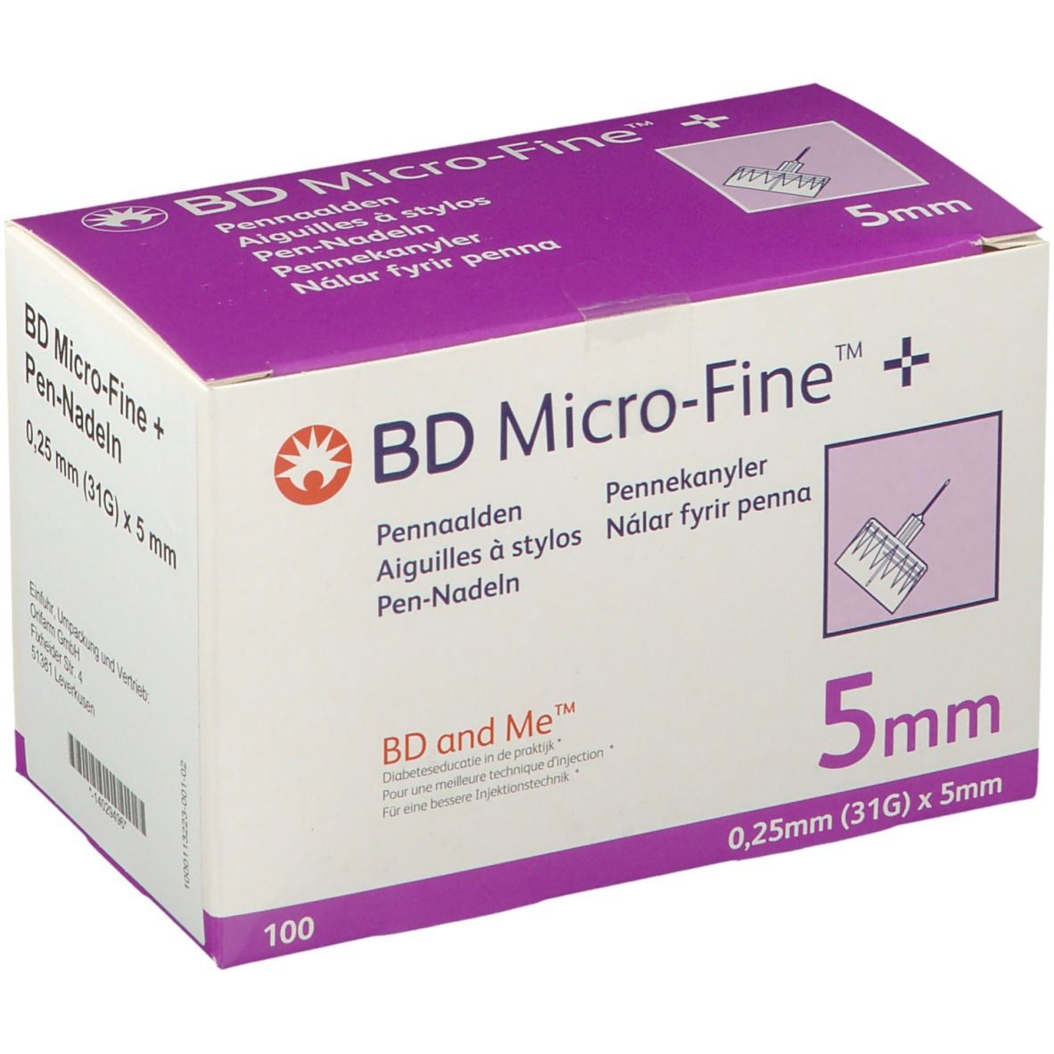 BD Micro-Fine™ 31G 5 mm