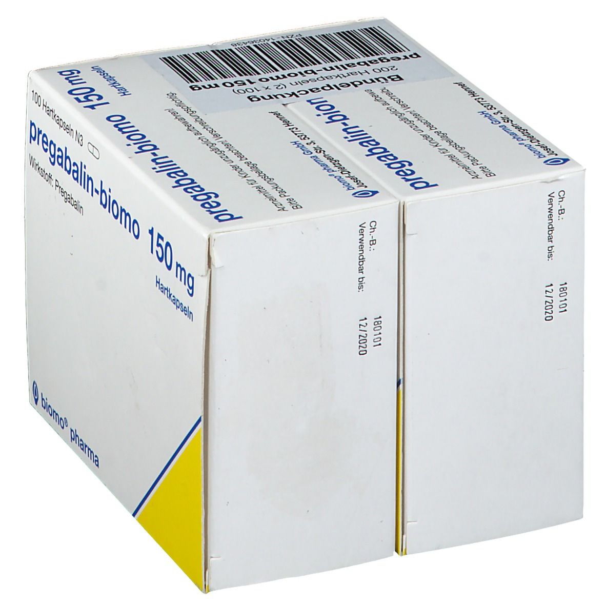 PREGABALIN-biomo 150 mg Hartkapseln 200 St